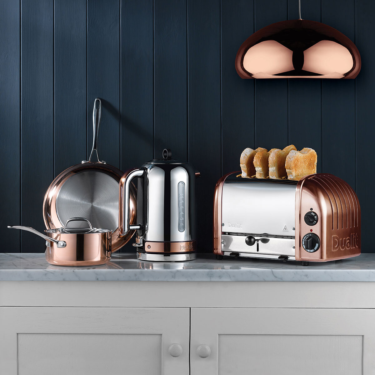 Dualit Copper 4 Slot Toaster Lifestyle Image