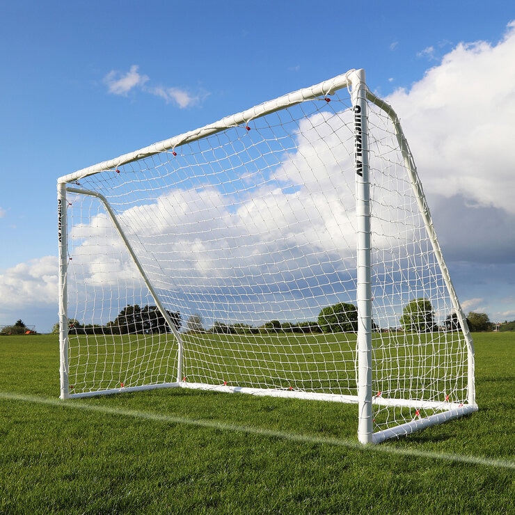 Lifestyle image of the Quickplay Q-Fold Match 9.8ft x 6.6ft (3m x 2m) Folding Futsal Goal Lifestyle image of the Quickplay Q-Fold Match 9.8ft x 6.6ft (3m x 2m) Folding Futsal Goal