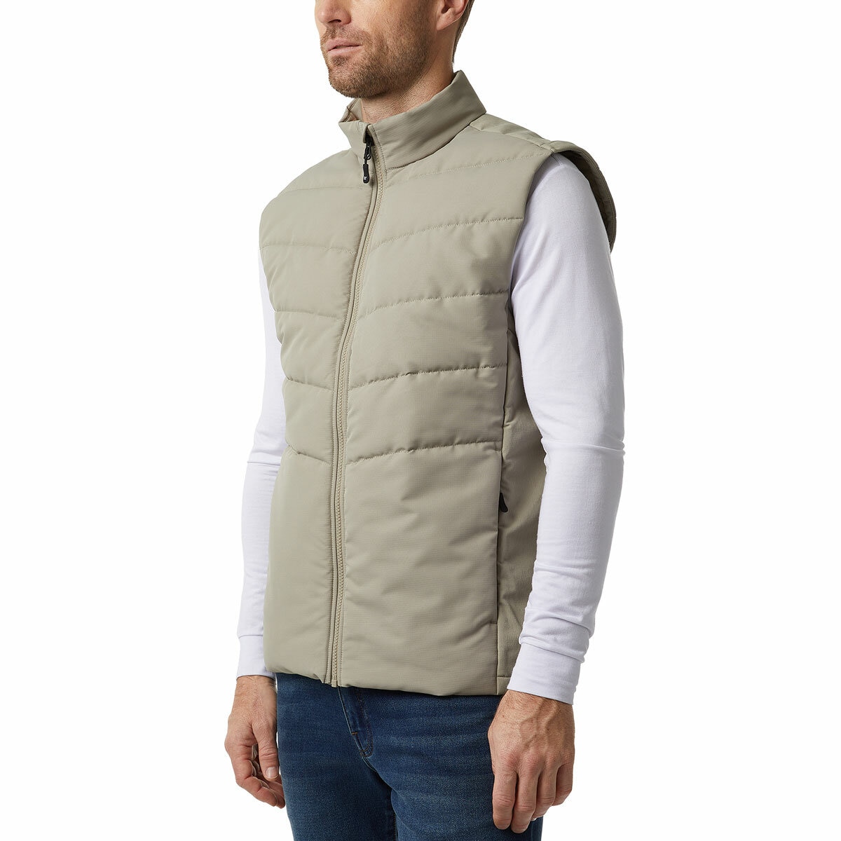 32 Degrees Mens Mixed Media Vest