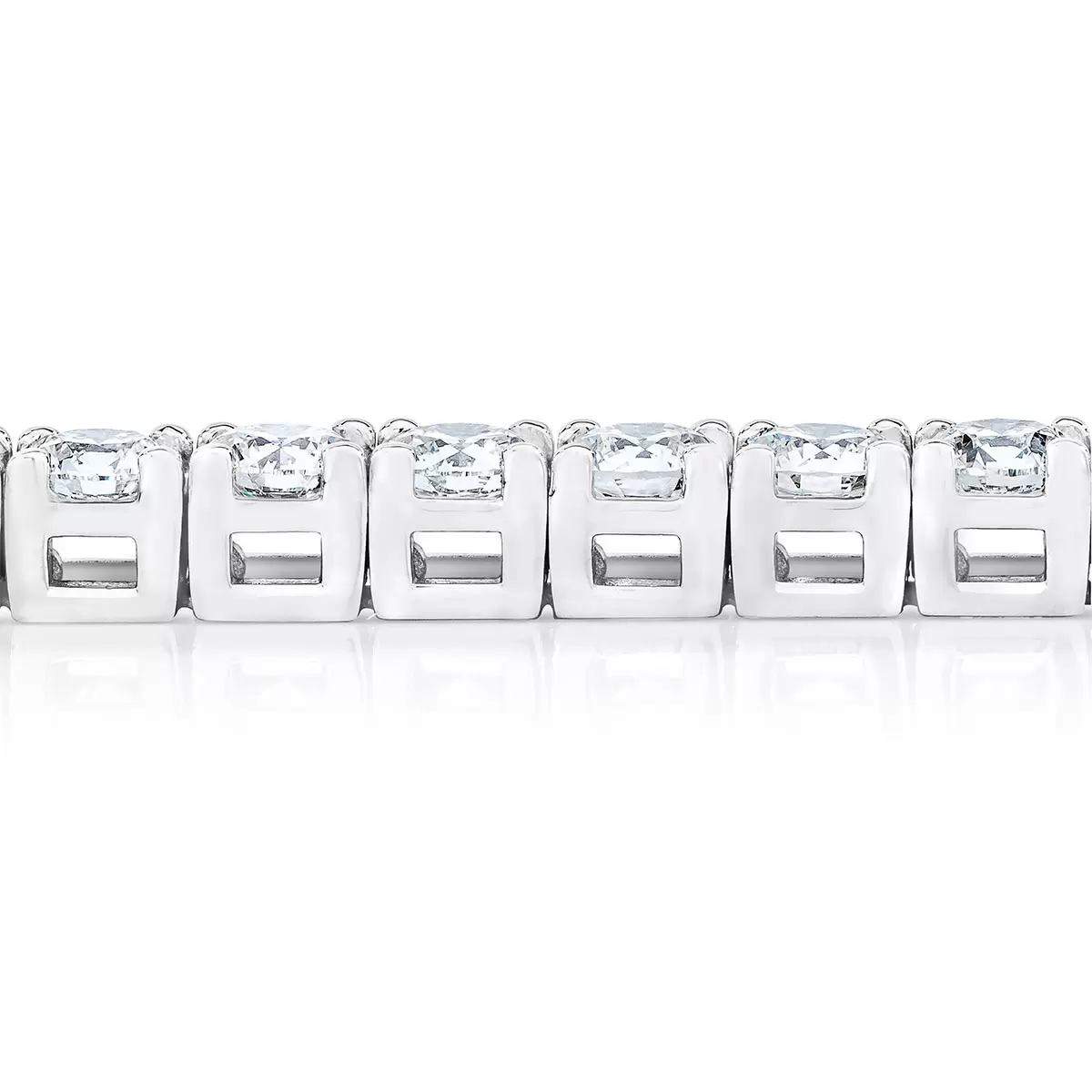 8ctw Diamond Tennis Bracelet, 18ct White Gold