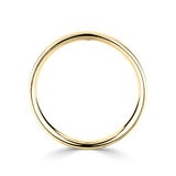 2.0mm Basic Light Court Wedding band. 18ct Yellow Gold