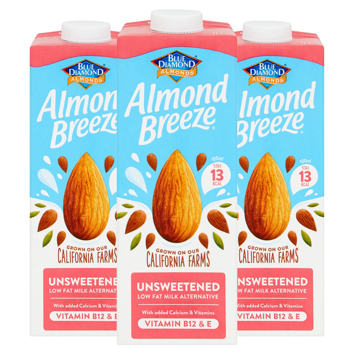 Blue Diamond Almond Milk 3x1l