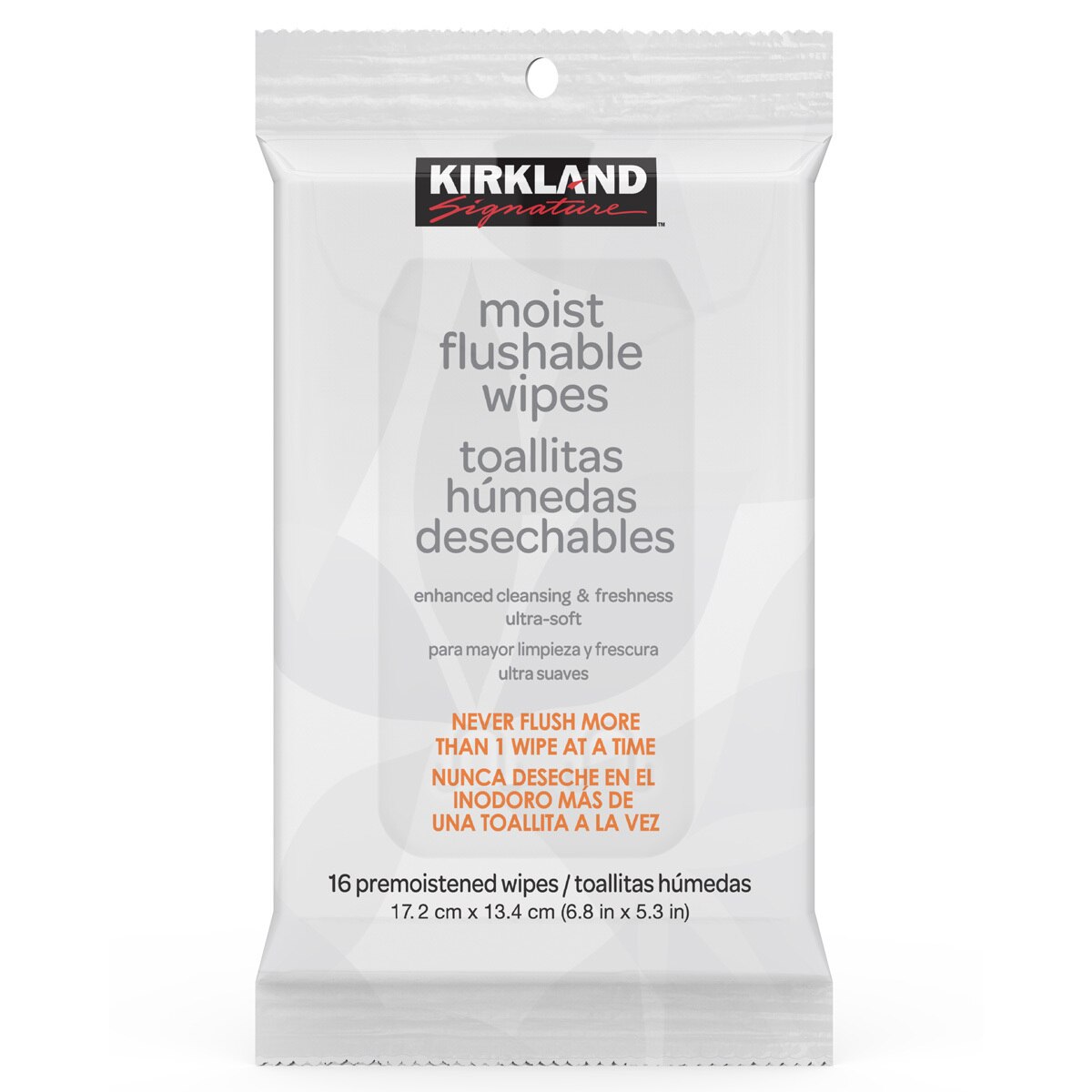 Kirkland Signature Moist Flushable Wipes, 632 Wipes Costco UK
