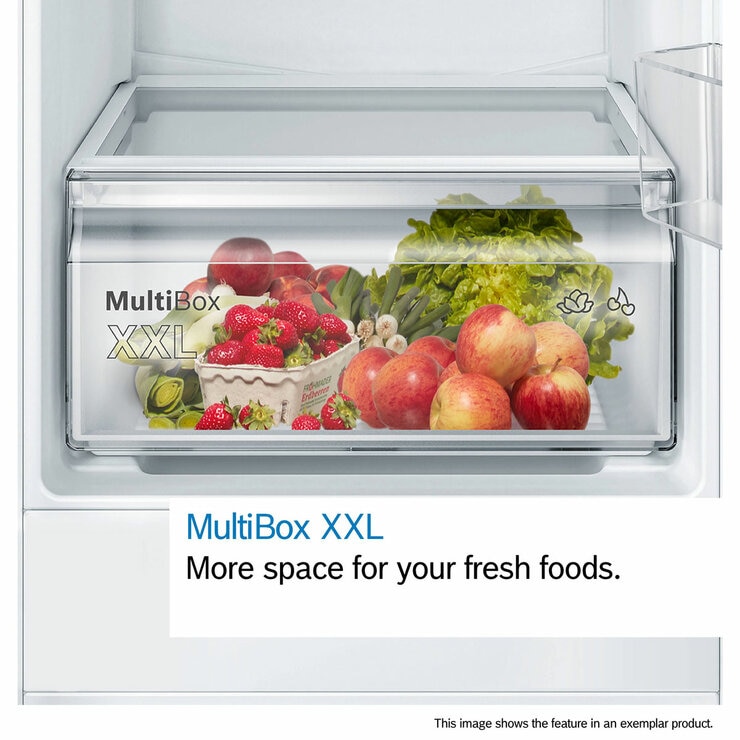 Bosch Series 2, KIN86NSE0G Fully Integrated Fridge Freezer E Rated Bosch Series 2, KIN86NSE0G Fully Integrated Fridge Freezer E Rated