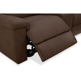 Gilman Creek Justin Brown Fabric Power Reclining Sectional Sofa