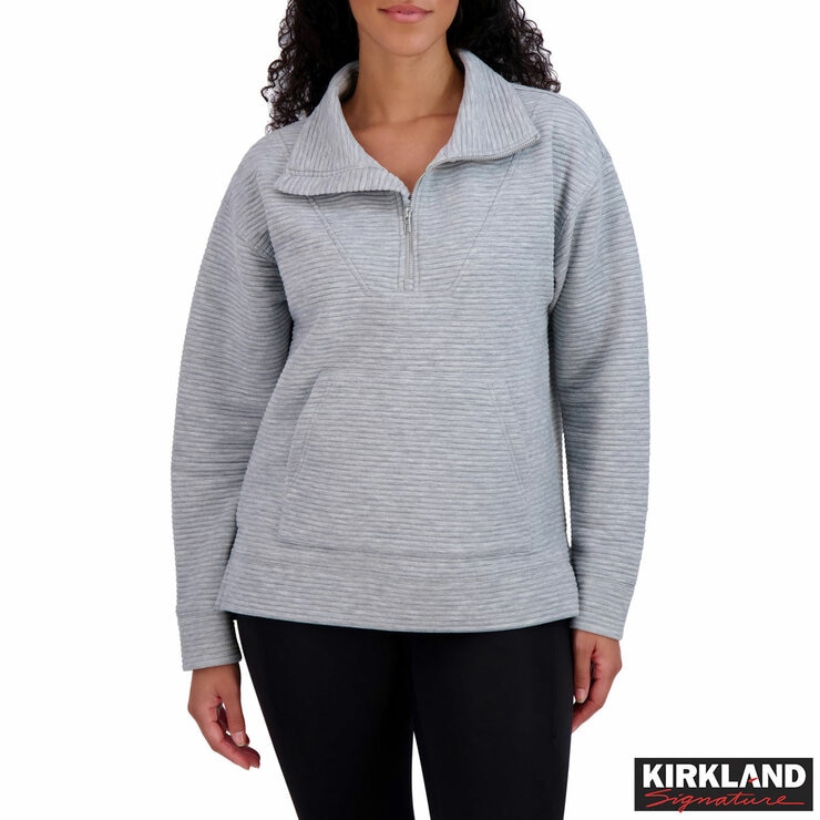 Kirkland Signature Ladies Ottoman 1/2 Zip Kirkland Signature Ladies Ottoman 1/2 Zip