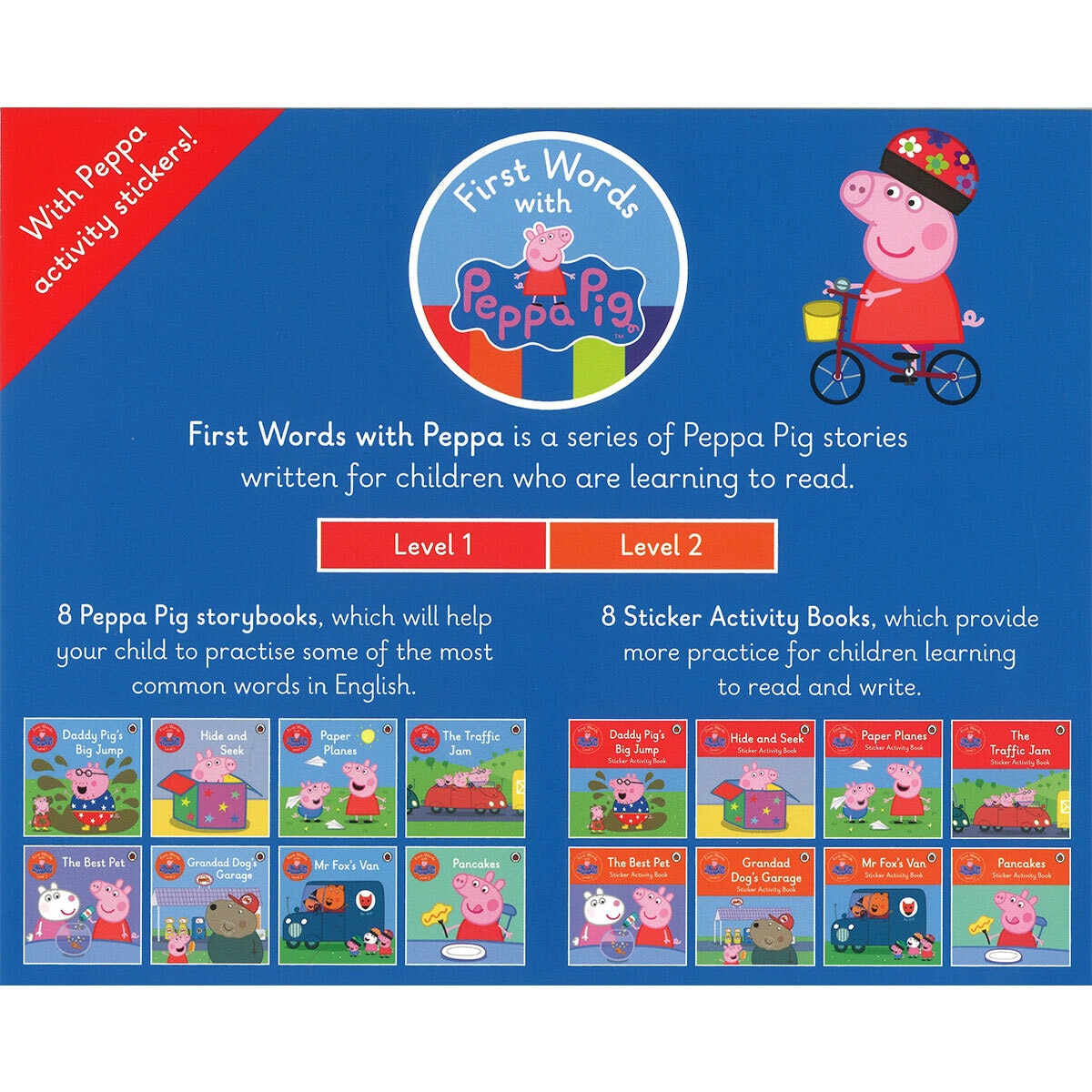 First Words with Peppa 16 Book Set (4+ Years)