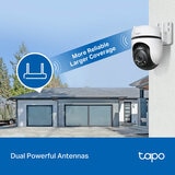 TP-Link Tapo C520WS 2K 4MP Outdoor Pan/Tilt Security Wi-Fi Camera -2 Pack