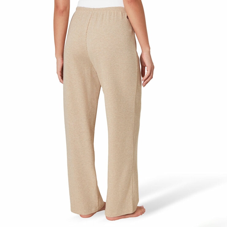 Well & Calm Ladies 3 Piece Waffle Lounge Set in Brown, Medium