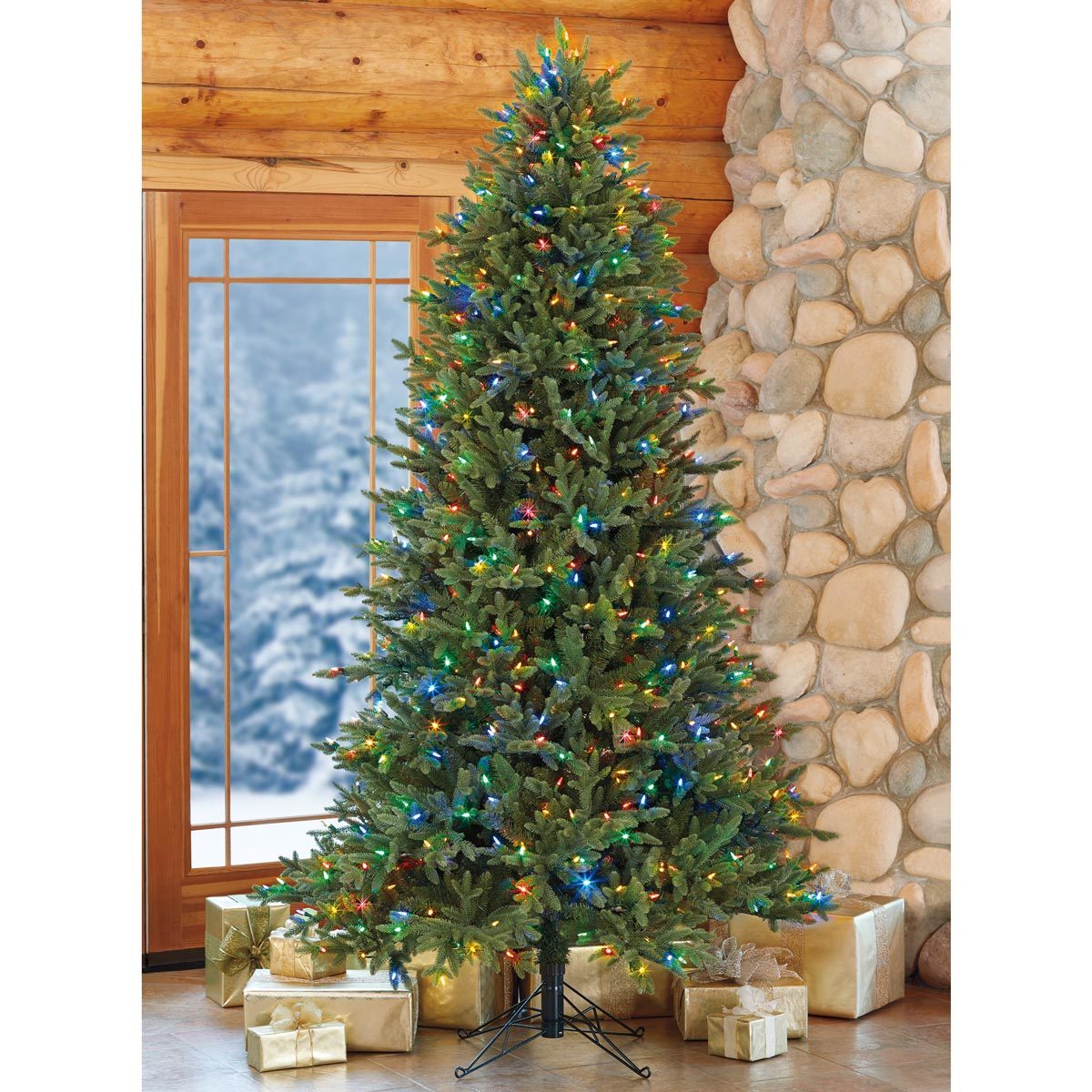 Alpine Corporation 4' Pre-Lit Artificial Wire Christmas Tree with Star, Silver