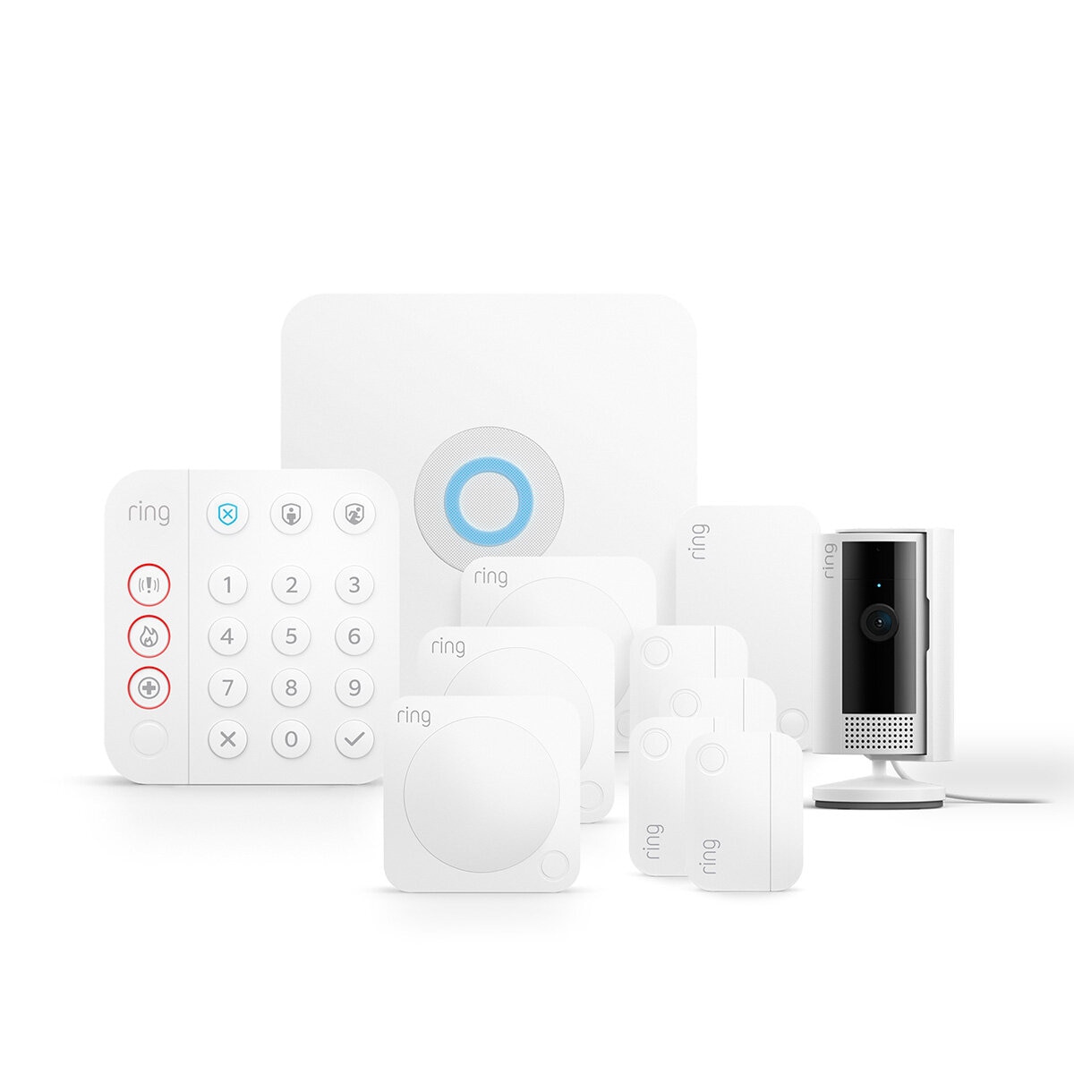 Ring 10 Piece Alarm 2.0 Camera Kit + Indoor Cam