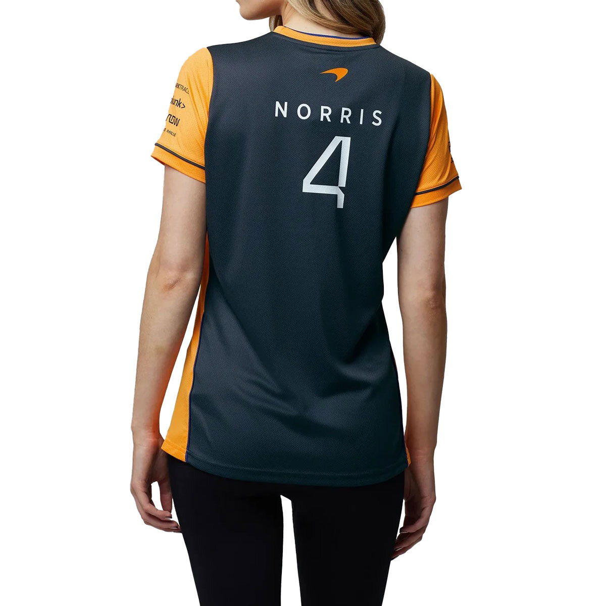 McLaren F1 Women's Replica Driver Lando Norris T-Shirt in Orange