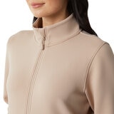 32 Degrees Women's Sueded Tech 1/2 Zip Sweatshirt in Beige