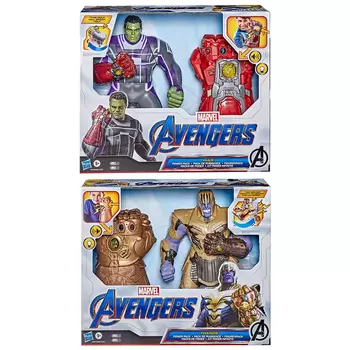 Marvel Avengers 14 inch Thanos or Hulk Figure with Electronic Gauntlet (4+ Years)