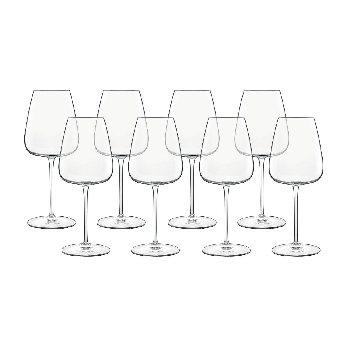 Luigi Bormioli Talismano Crystal Chardonnay Glasses, 450ml, 8 Pack