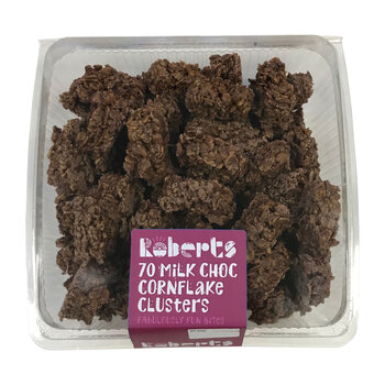 Roberts Milk Chocolate Cornflake Clusters, 70 Pack