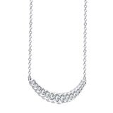 1.00ctw Round Brilliant Cut Diamond Necklace, 14ct White Gold