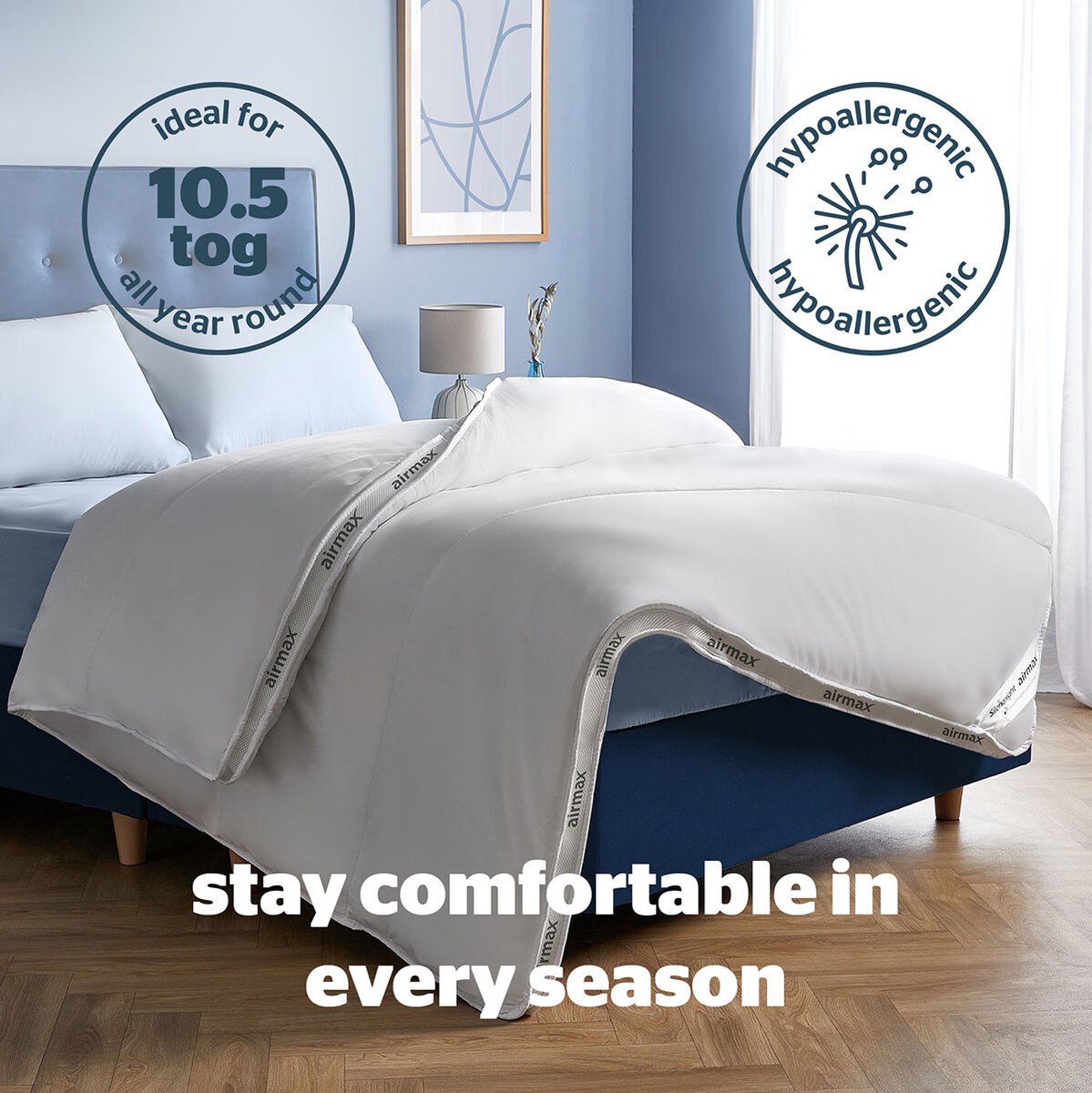 Silentnight Airmax Duvet 10.5 Tog in 4 Sizes