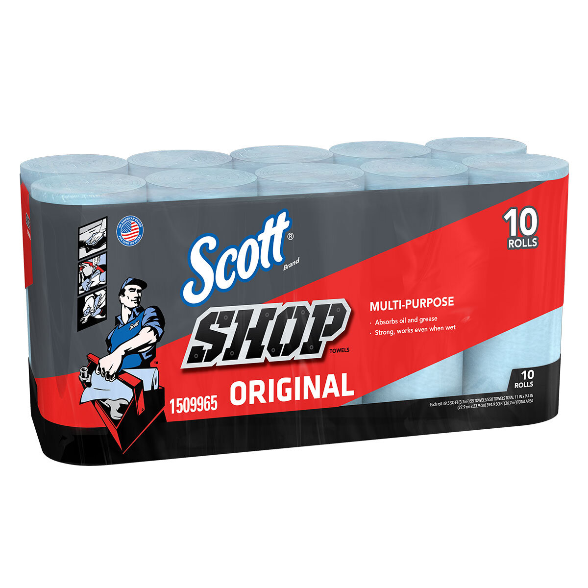 Scott Shop Multipurpose Towels - 10 Pack