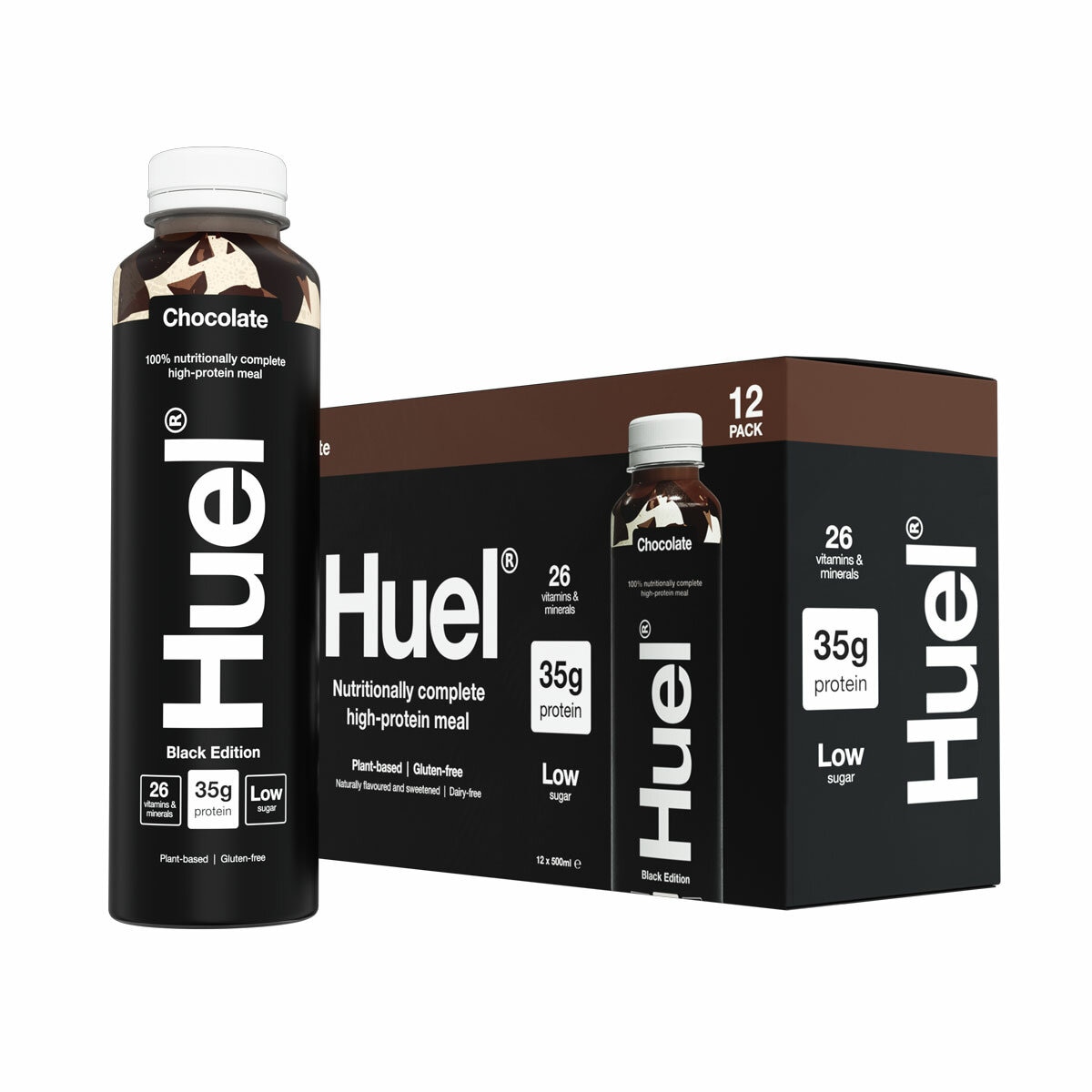 Huel Ready to Drink Black Edition, Chocoolate, 12 x 500ml