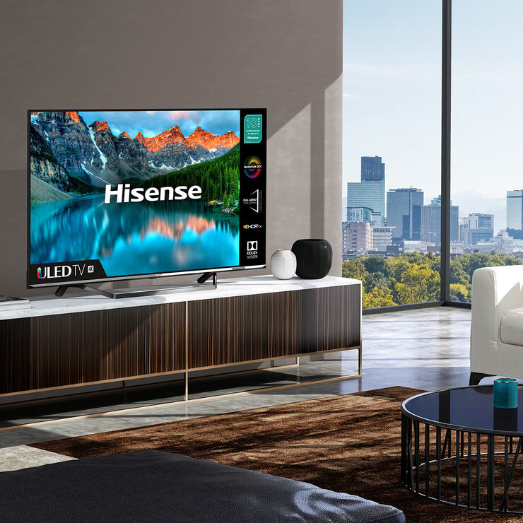 Hisense 50U7QFTUK 50 Inch QLED 4K Ultra HD Smart TV Costco UK