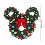 30 Inch Pre-Lit Mickey Figural Christmas Wreath 30 Inch Pre-Lit Mickey Figural Christmas Wreath