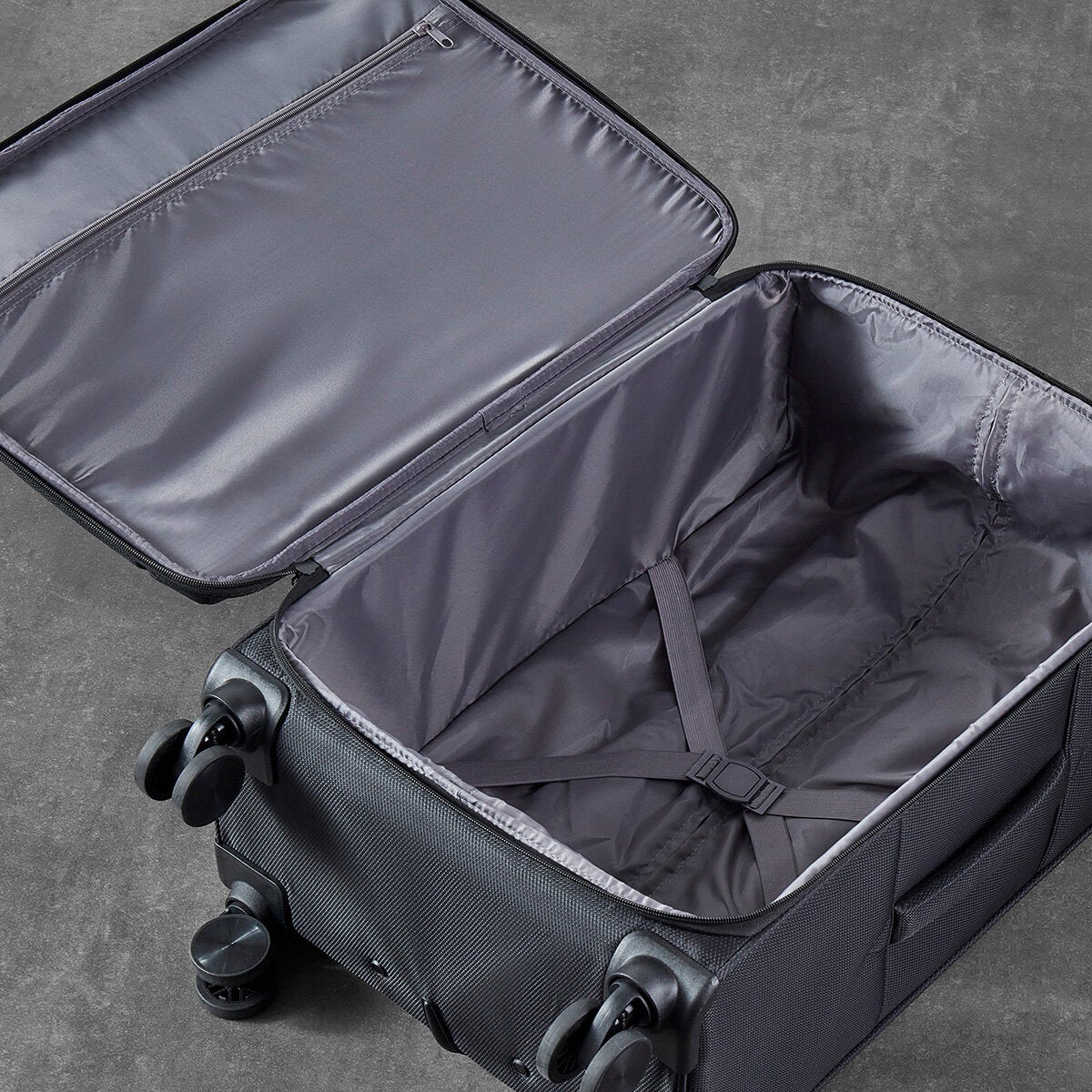 Rock Tokyo Softshell Suitcase 3pc set in Black Rock Tokyo Softshell Suitcase 3pc set in Black