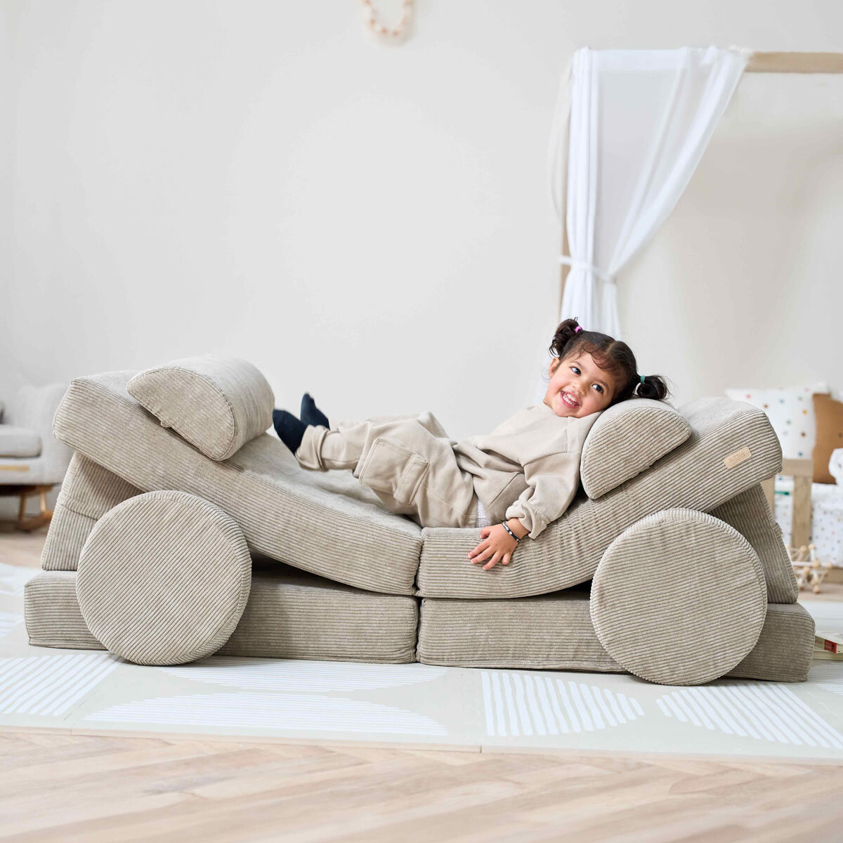 Tutti Bambini Playrama Montessori Play Sofa in Beige