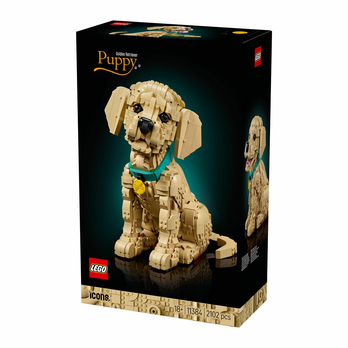 LEGO Icons Golden Retriever Puppy - Model 11384 (18+ Years)