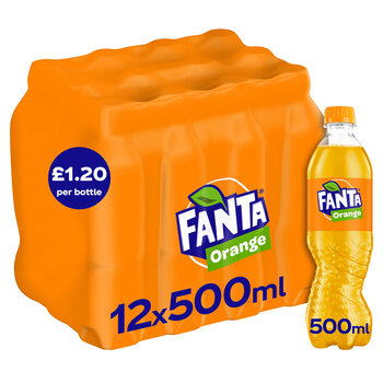 Fanta Orange PMP £1.20, 12 x 500ml