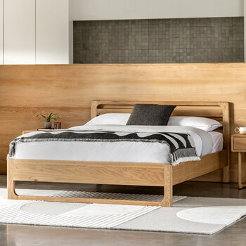 Gallery Craft Oak Bed Bed Frame, King