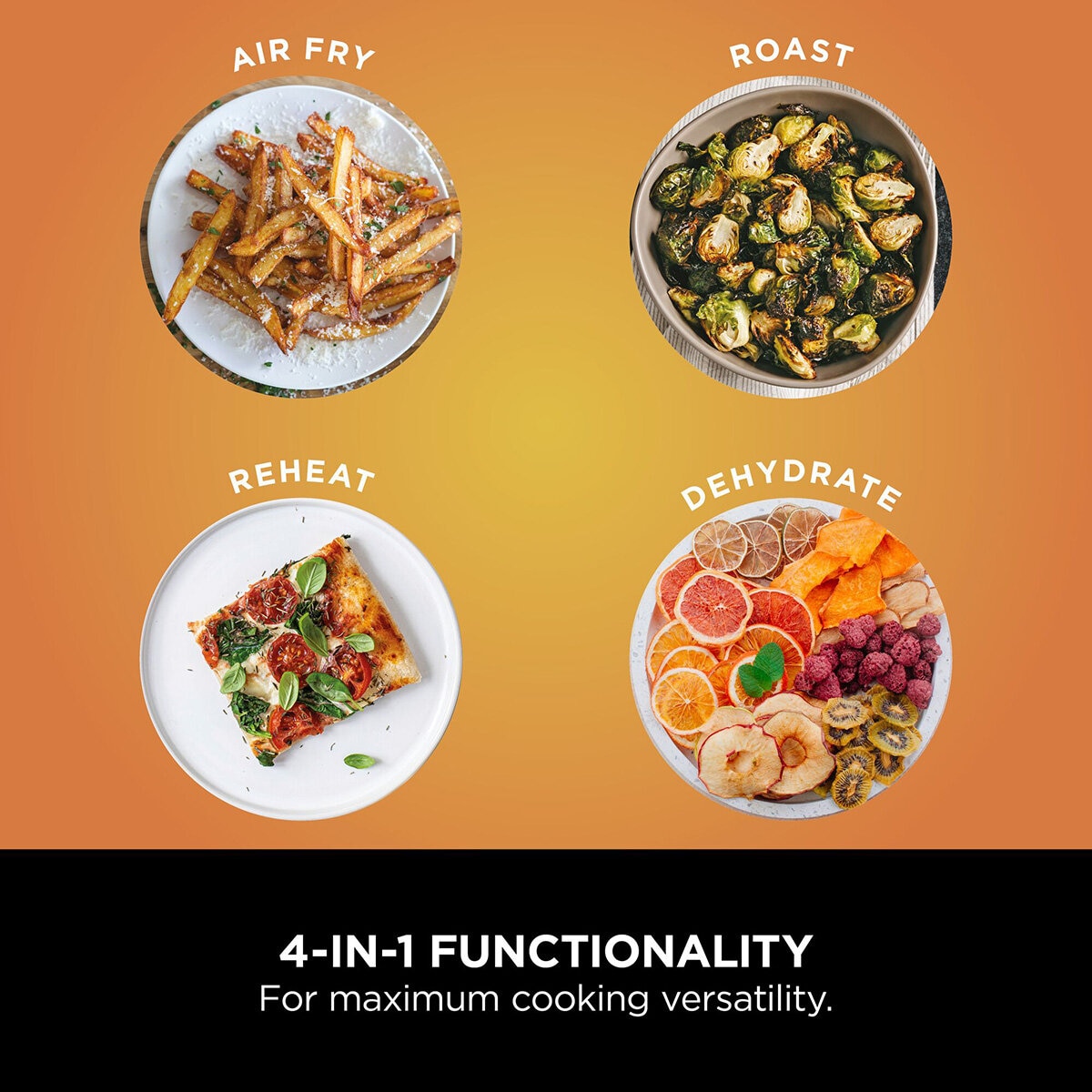 Lifestyle image showing 4 in 1 functionality