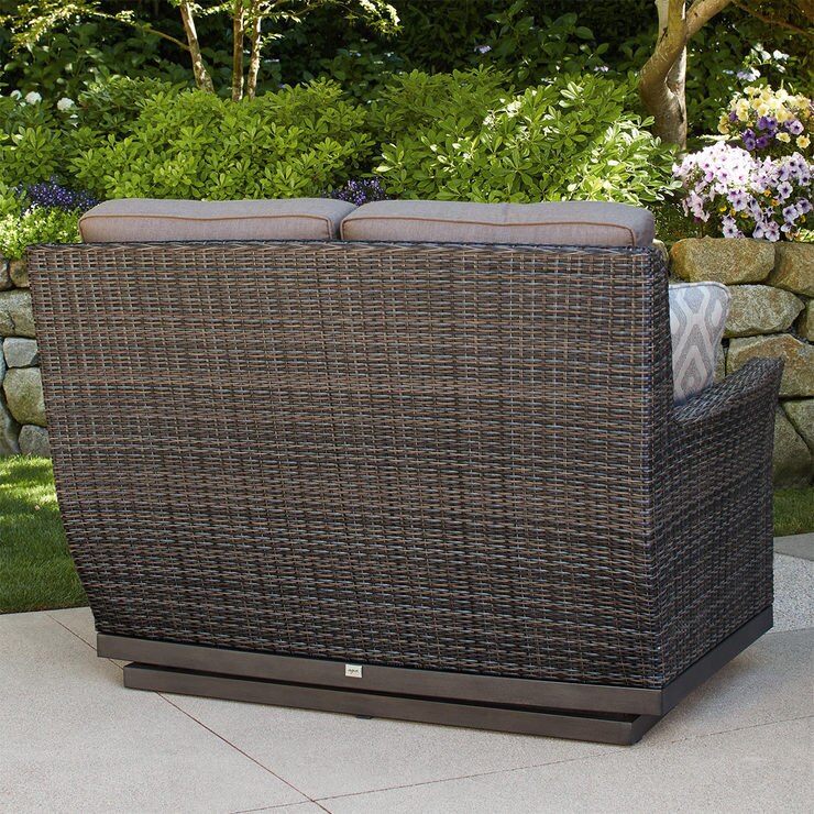 Agio St Louis 5 Piece Woven Fire Chat Set + Cover Costco UK