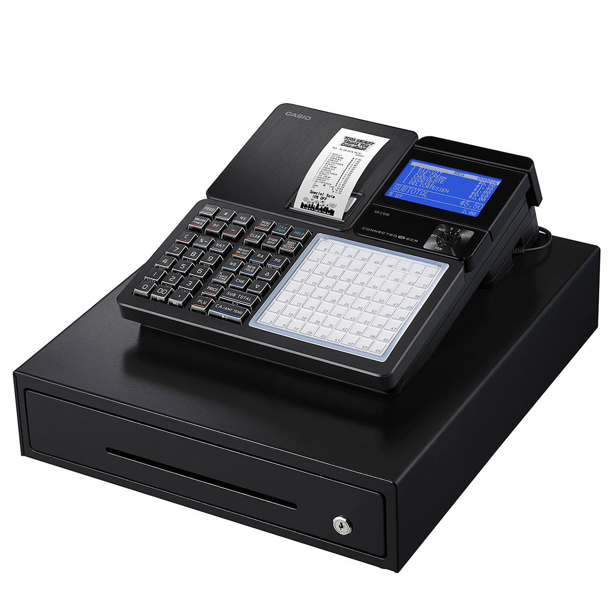 Casio Cash Register Black SRC550MDBK Costco UK