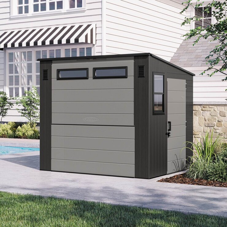 Suncast 8ft 3" x 7ft 4" (2.5 x 2.2m) Cabana Entertainment Shed