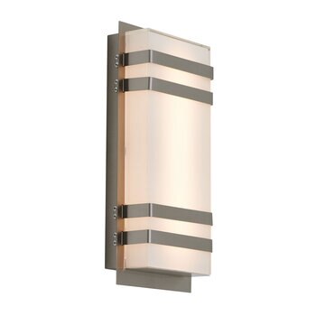 Artika Glow Box 3 Indoor/ Outdoor LED Wall Light in Stainless Steel 