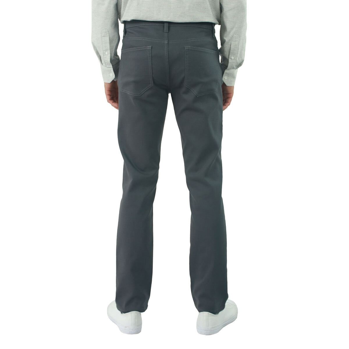 Jachs Men's Summer Commuter 5 Pocket Pant in Charcoal