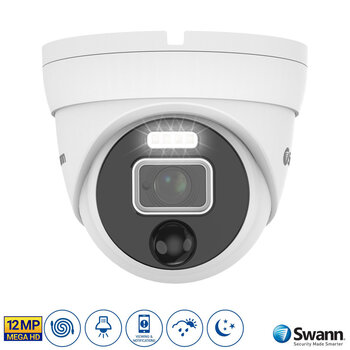 Swann Enforcer™ 12MP Heat & Motion Sensing Add-On Dome Camera, SWNHD-1200D-EU