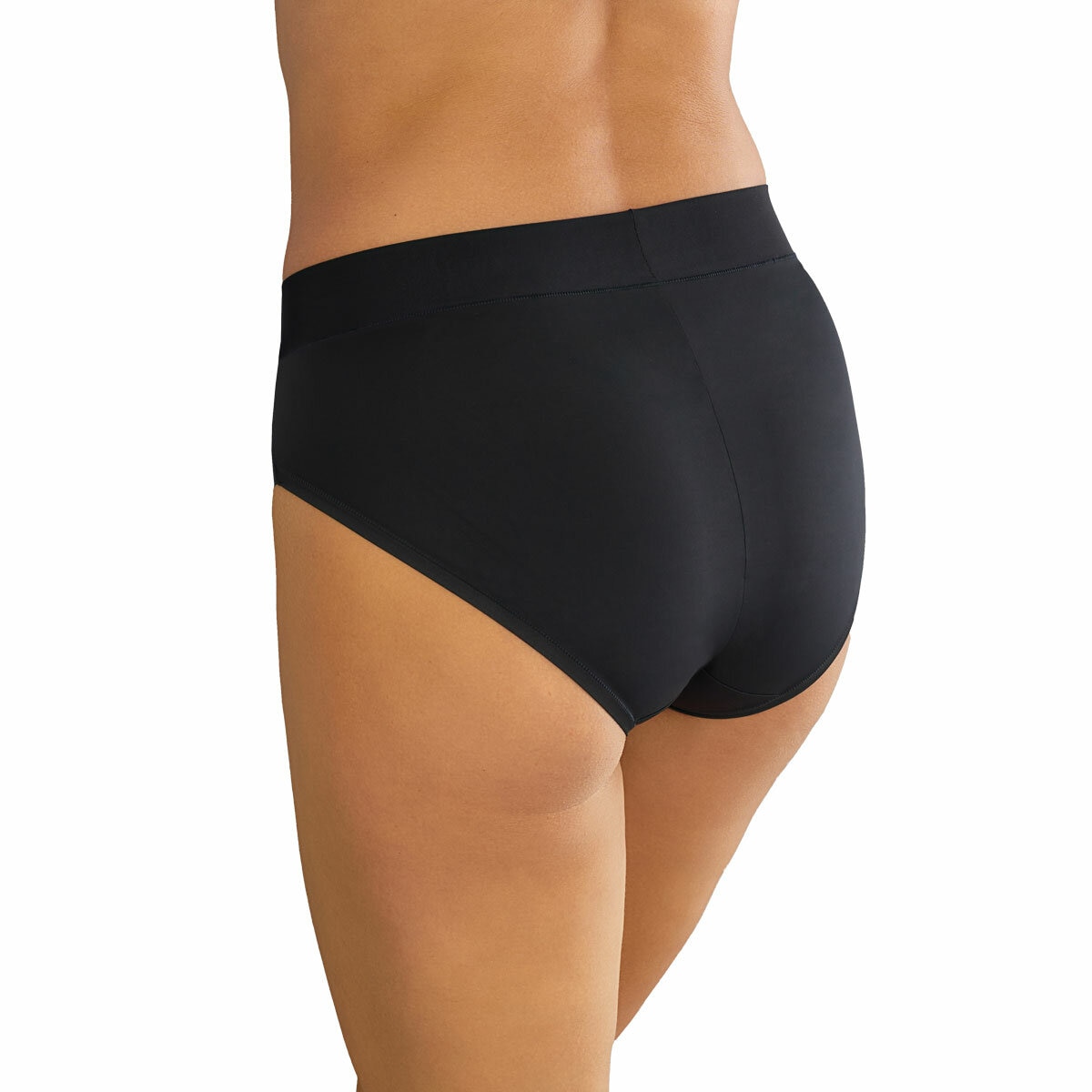 Carole Hochman Women's Seamless Brief 5 Pack in Black