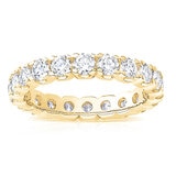 2.00ctw Round Brilliant Cut Diamond Eternity Ring, 18ct Yellow Gold