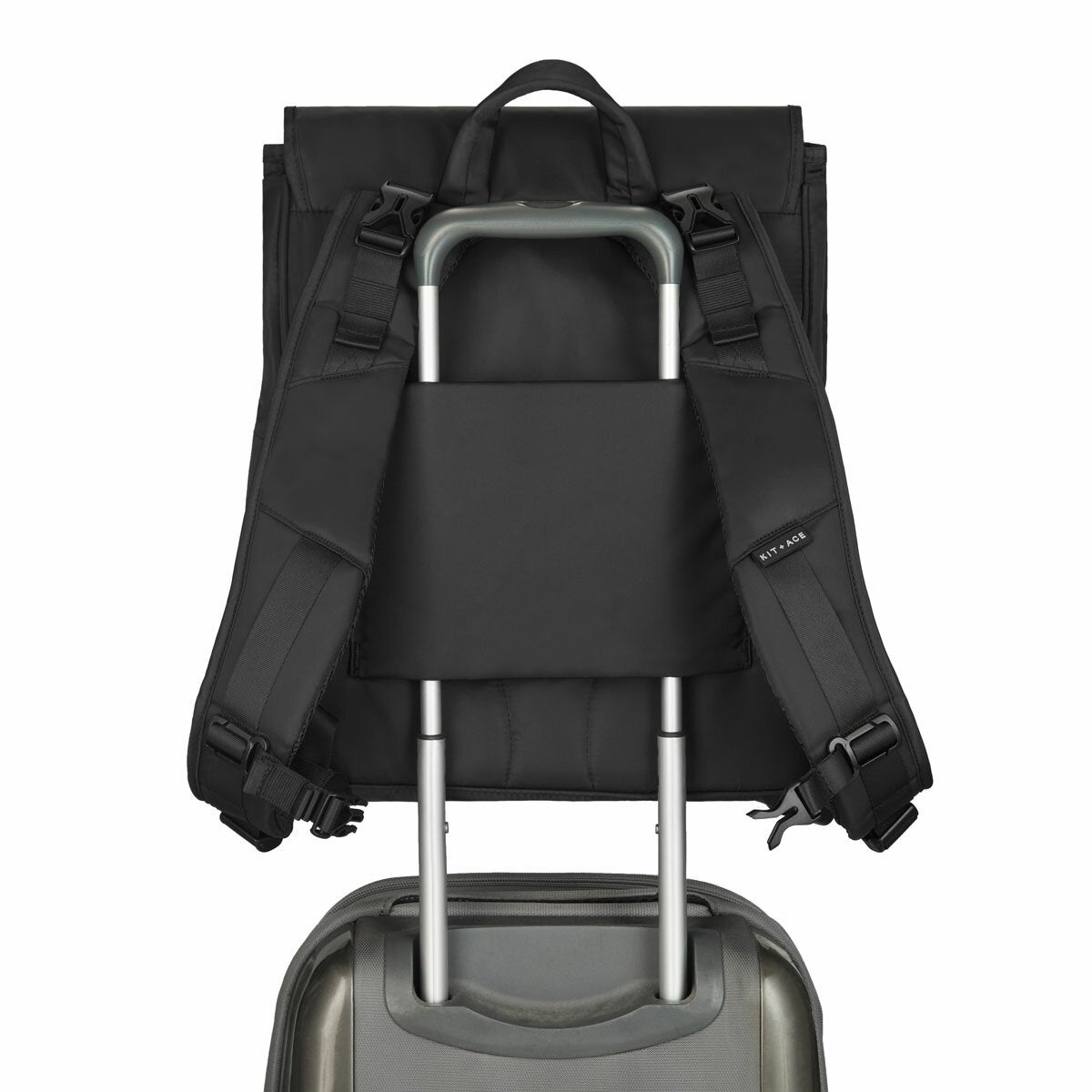 KIT + ACE Diaper Bag with Stroller Organizer in Black KIT + ACE Diaper Bag with Stroller Organizer in Black