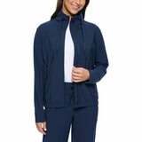 Kirkland Signature Women's Full Zip Active Jacket in Blue