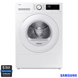 Samsung Series 5 DV90CGC0A0TEEU with OptimalDry™, Heat Pump Tumble Dryer, 9kg in White