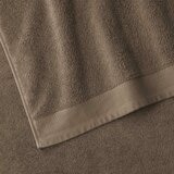 Close up of taupe towel