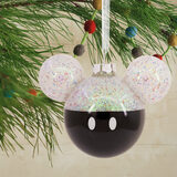Buy Mickey Icon Ornaments Set of 4 Black Lifestyle Image at Costco.co.uk