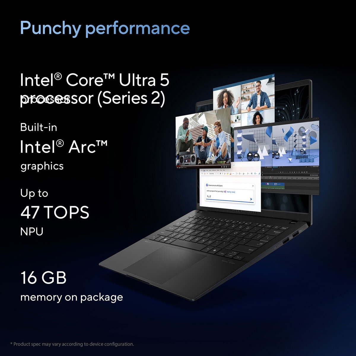 Buy ASUS Vivobook S, Intel Core Ultra 5, 16GB RAM, 512GB SSD, 14 Inch OLED Laptop, S5406SA-QD004W at costco.co.uk