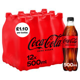 Coca Cola Zero Sugar 12 x 500ml