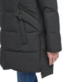 DKNY Women's Long Down Puffer Coat in Black
