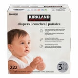 image of kirland signature size 3 nappies box