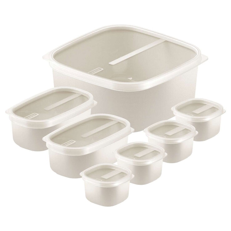 Tramontina Food Container Set cream